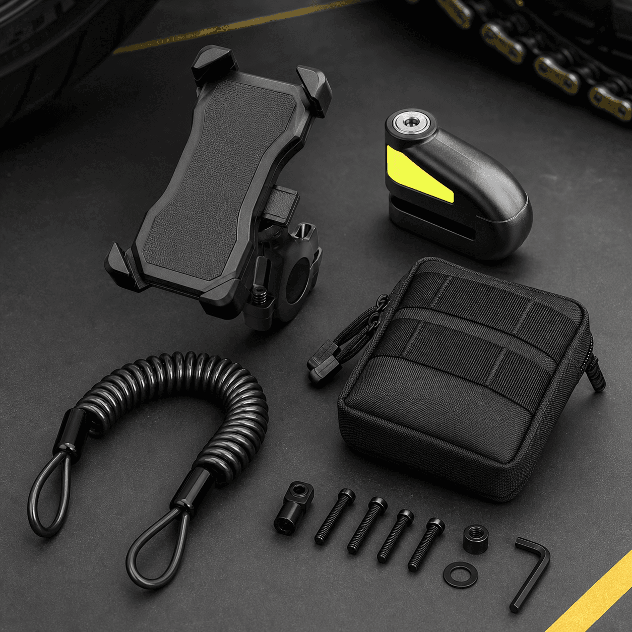 Ride Tech Metal Gidon Telefon Tutucu